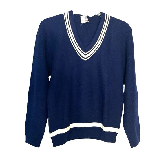 Vintage Charles Wolf Men's Sweater 100% Nordic Wool Mothproof Size Medium READ - Picture 1 of 5
